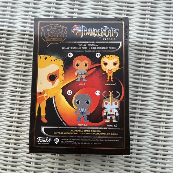 Funko Pop! Pin ThunderCats Classic Cheetara #11 Enamel Pin Collectible New In Bo - Picture 2 of 3